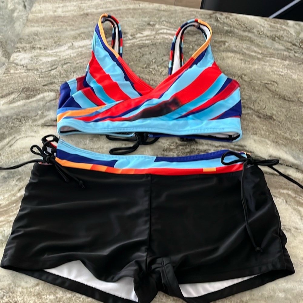 Two piece bathing suit